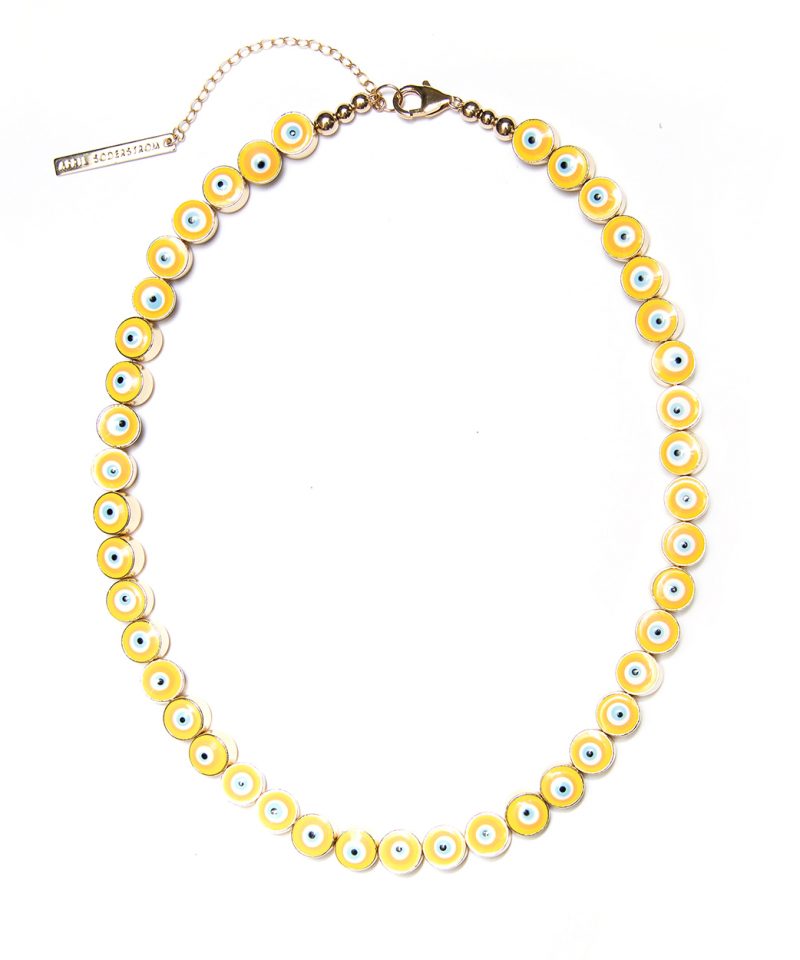 All Eyes On You Necklace – Canary Yellow