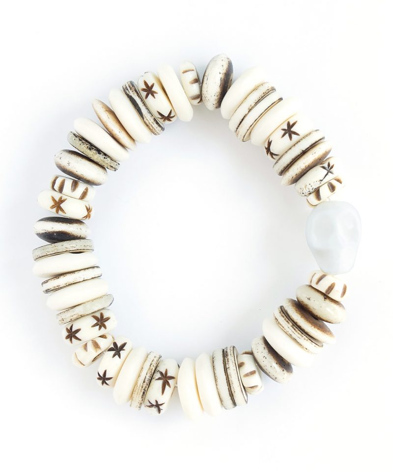 Skele Bracelet – Zulu Ivory 12mm