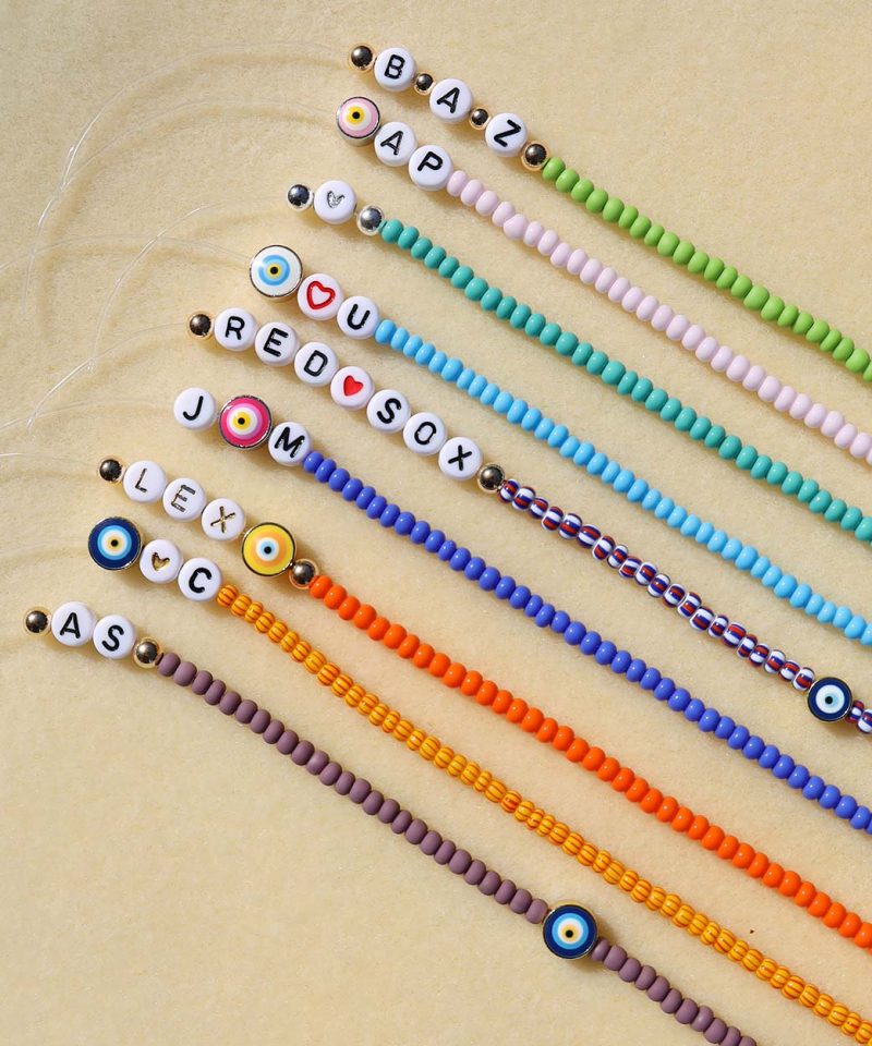 Custom Name Game Bracelet – Single Color